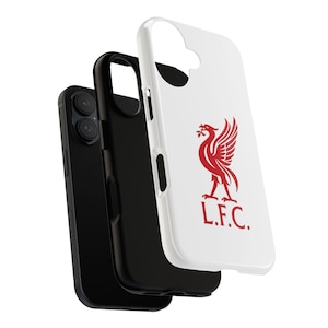 Liverpool FC Tough Phone Case, akcesorium dla kibica sportowego, prezent dla niego lub dla niej, pamiątka dla miłośnika piłki nożnej, spersonalizowane etui na iPhone&#39;a