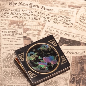 Art Deco French Cigarette Case Linked to General MacArthur and Charles Lindbergh?, 1928s