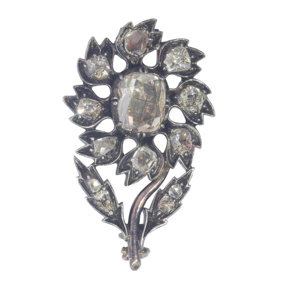 Antique Baroque diamond pin