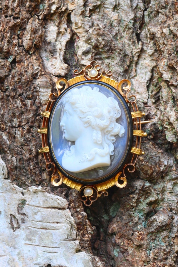 Pendentif Ancien Camée Du 19ème Siècle - Occasion, à Vérifier En Détail