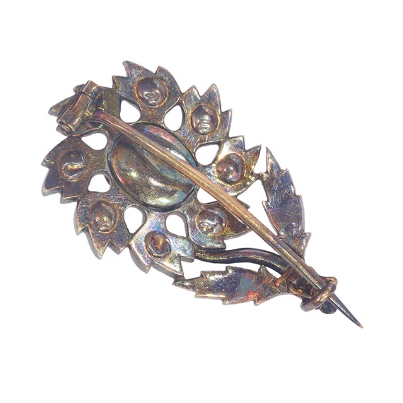 Antique Baroque diamond pin View 4