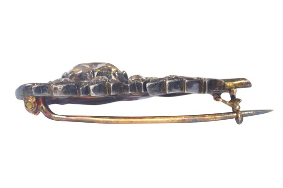 Antique Baroque diamond pin View 5