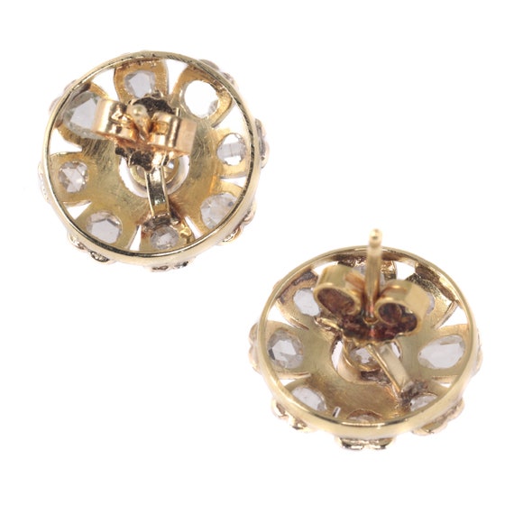 Stunning Belle Epoque / Art Deco Diamond Earstuds… - image 4