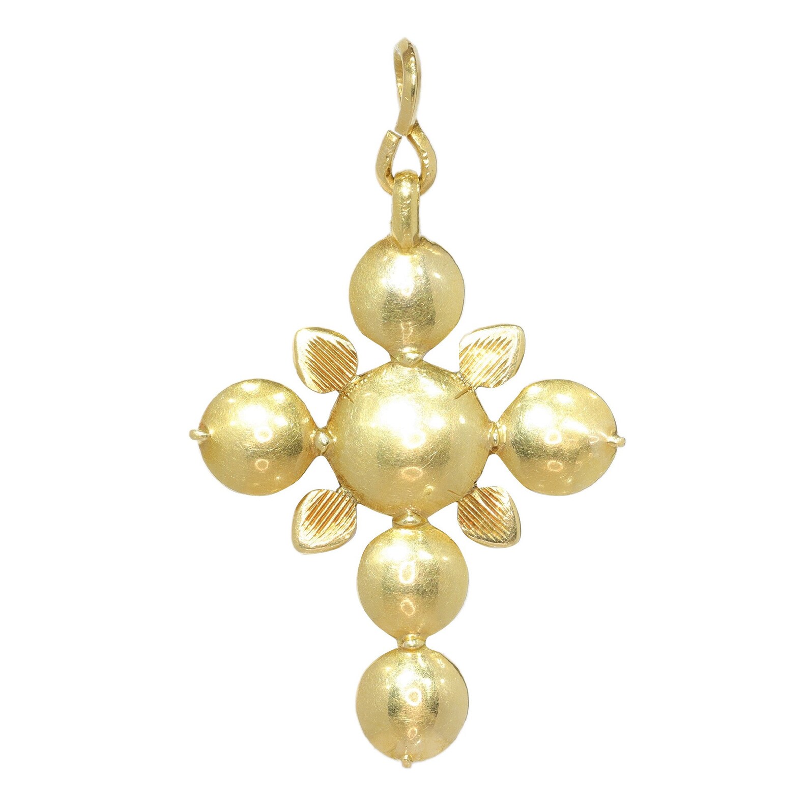 Antique 18th Century Gold Diamond Cross Pendant - Etsy