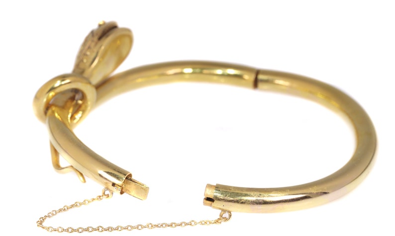 Antique Gold Snake Bangle Set With Diamonds and Rubies 1880s - Etsy