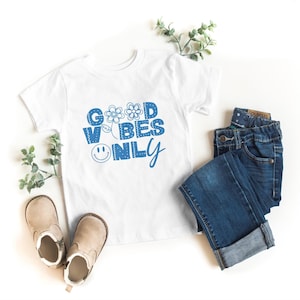 Good Vibes Sommer Print, lustiges positives Grafik T-Shirt, florale individuell druckbare Kunst für Shirts, Tassen, Tragetaschen, DIY Geschenk für sie