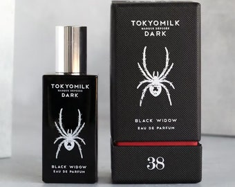 Tokyomilk Dark 38 Black Widow Eau de Parfum - Dark Gothic Fragrance, Goth Perfume, Indie Perfume, Ylang Ylang, Orange Blossom Perfume, Oak