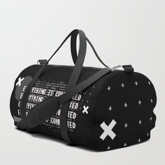 Everything is Connected Duffle Bag Cyberpunk Gym Bag - Etsy
