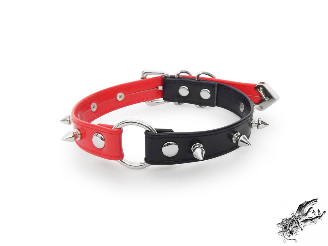 Generic XHBTS Collana Oosakii Anim Honjo Ren Collana Cosplay per Sweetheart Gothic Finger Bone Ring Punk Accessori Accessori Puntelli e Adesivi, Zinco, Nessuna pietra preziosa