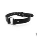 Black O Ring Choker, Black O Choker, Leather O Ring Choker, Black O Ring Collar, Black O Collar, BDSM Collar Discreet, Love Slave Collar