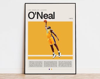シャキール・オニール ポスター、NBA ポスター、スポーツ ポスター