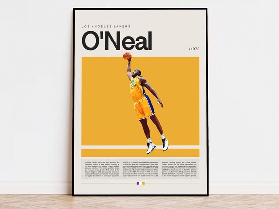 シャキール・オニール ポスター、NBA ポスター、スポーツ ポスター