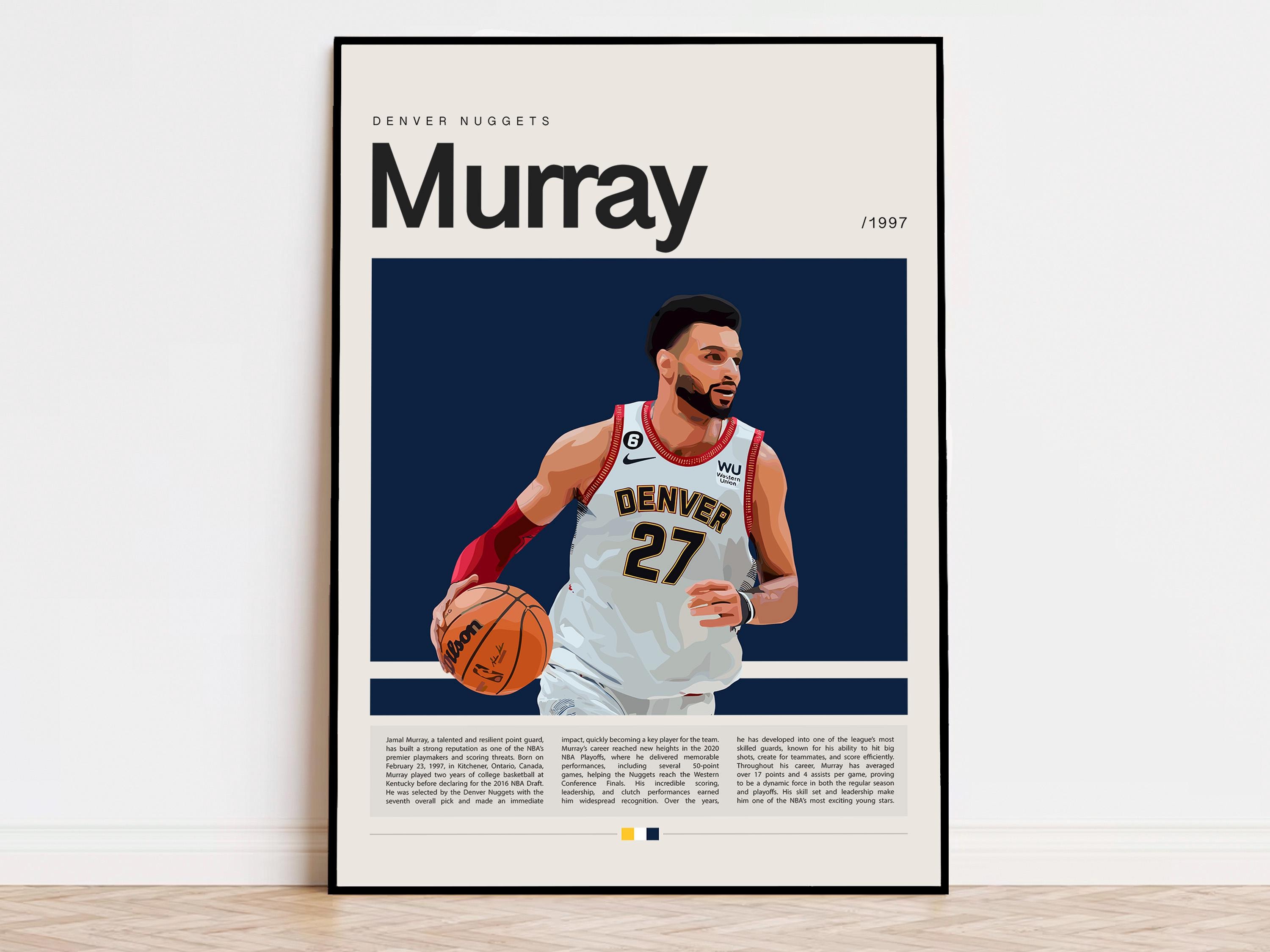 ジャマール・マレー ポスター、NBA ポスター、スポーツ ポスター