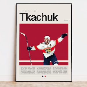 Matthew Tkachuk Poster, NHL Poster, Sports Poster, Modern Sports Art, NHL Gifts, Ice Hockey Poster, Hockey Gift