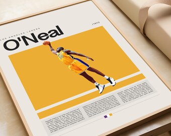 シャキール・オニール ポスター、NBA ポスター、スポーツ ポスター