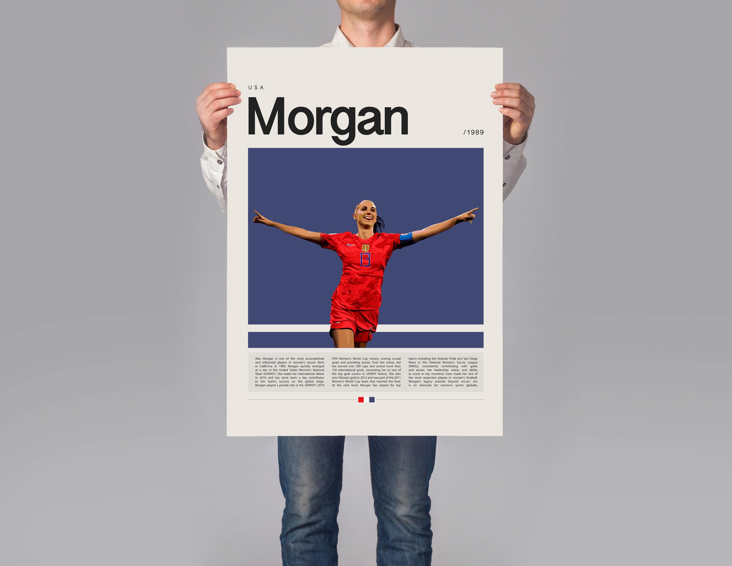 Alex Morgan Poster, Football Poster, Soccer Poster Sports Poster, Modern  Sports Art, Soccer Player Gift, Football Wall Art - Etsy Israel, image size:3000x2321
