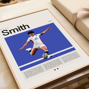 Marcus Smith Poster, Rugby Poster, Sports Poster, Modern Sports Art ...