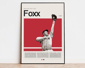 Jimmie Foxx Poster, Baseball Poster, Boston Red Sox, Sports Poster