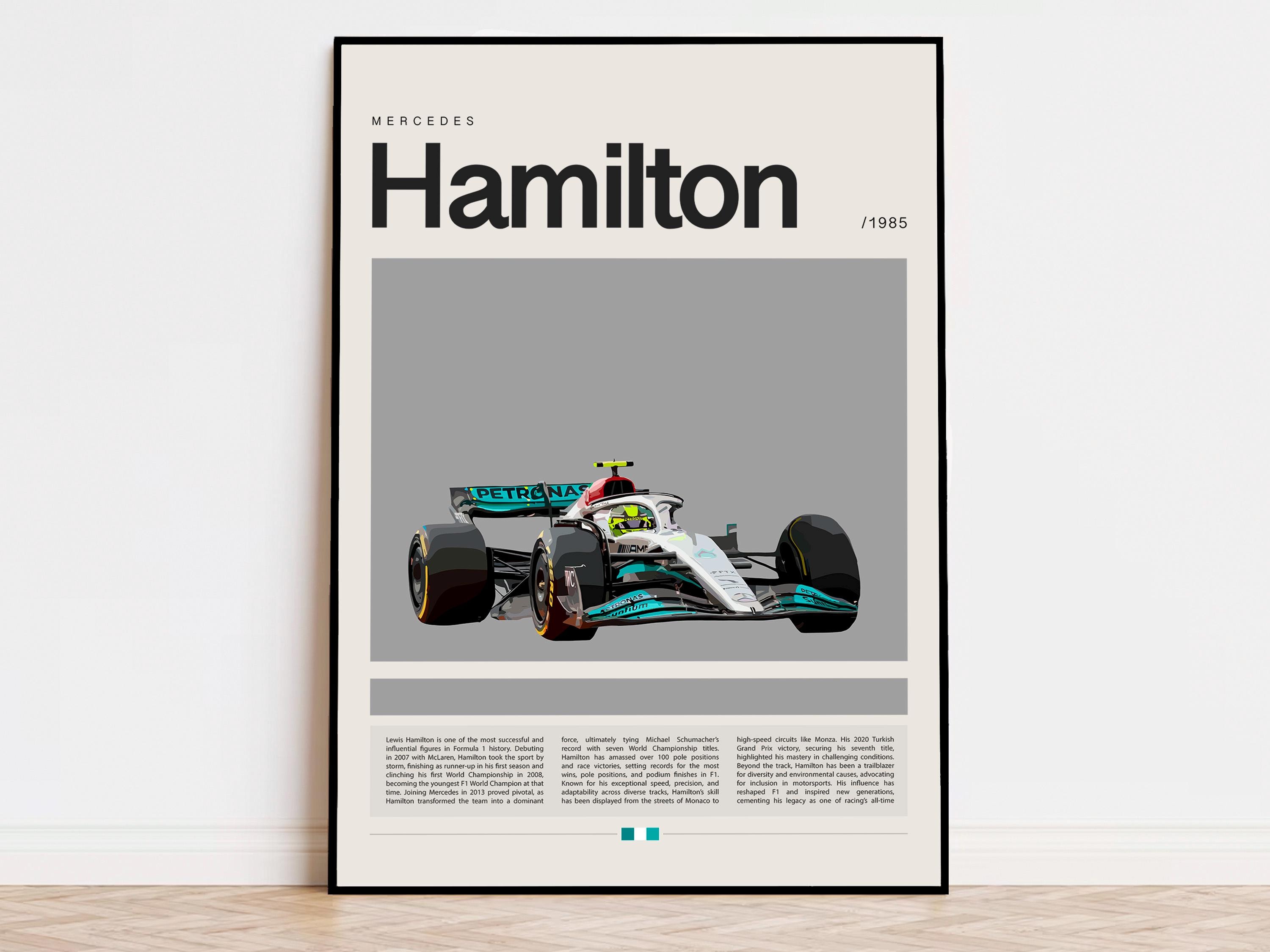 ルイス・ハミルトンのポスター、F1 ポスター、スポーツ ポスター 