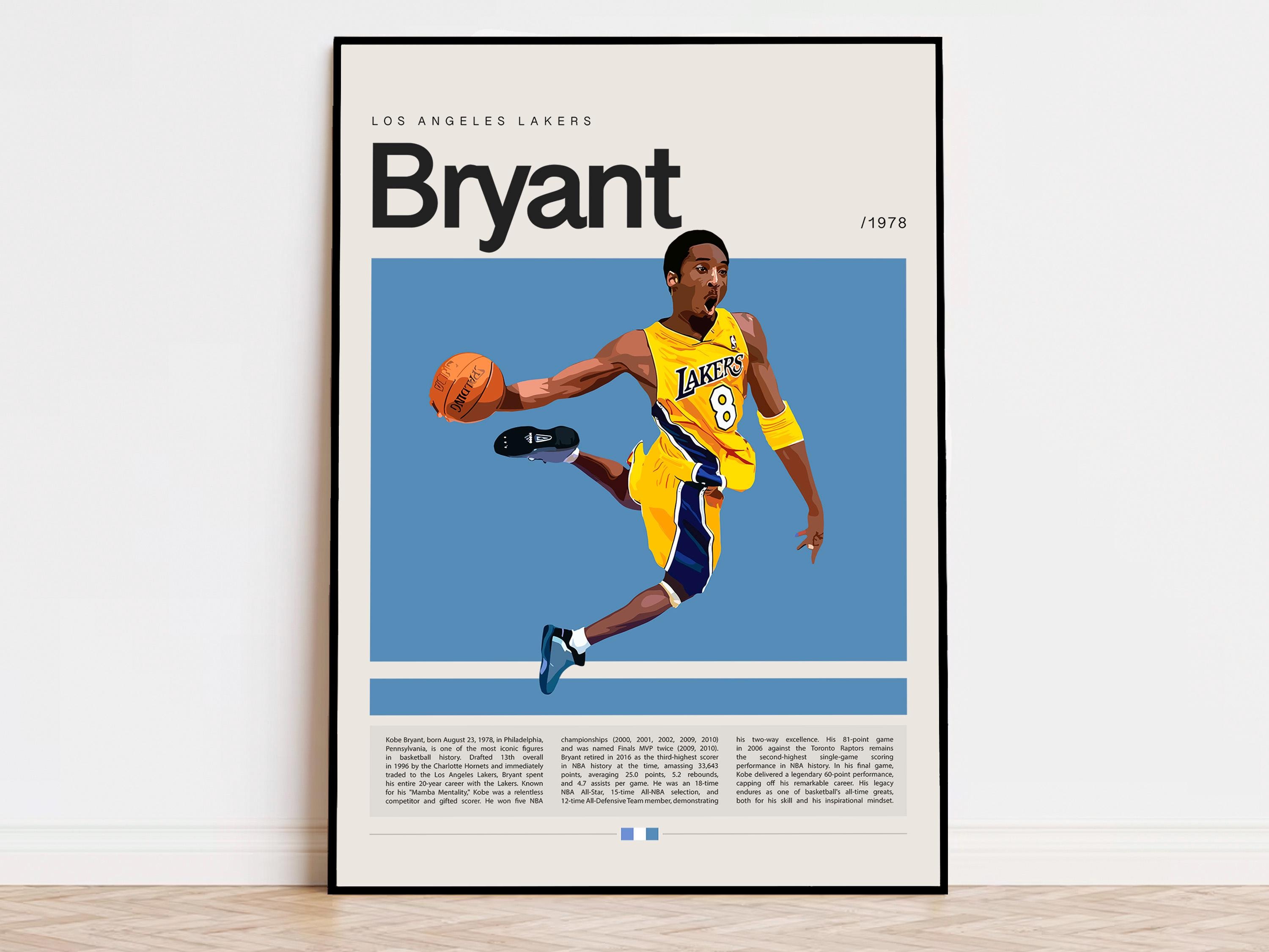 コービー・ブライアント ポスター、NBA ポスター、スポーツ ポスター