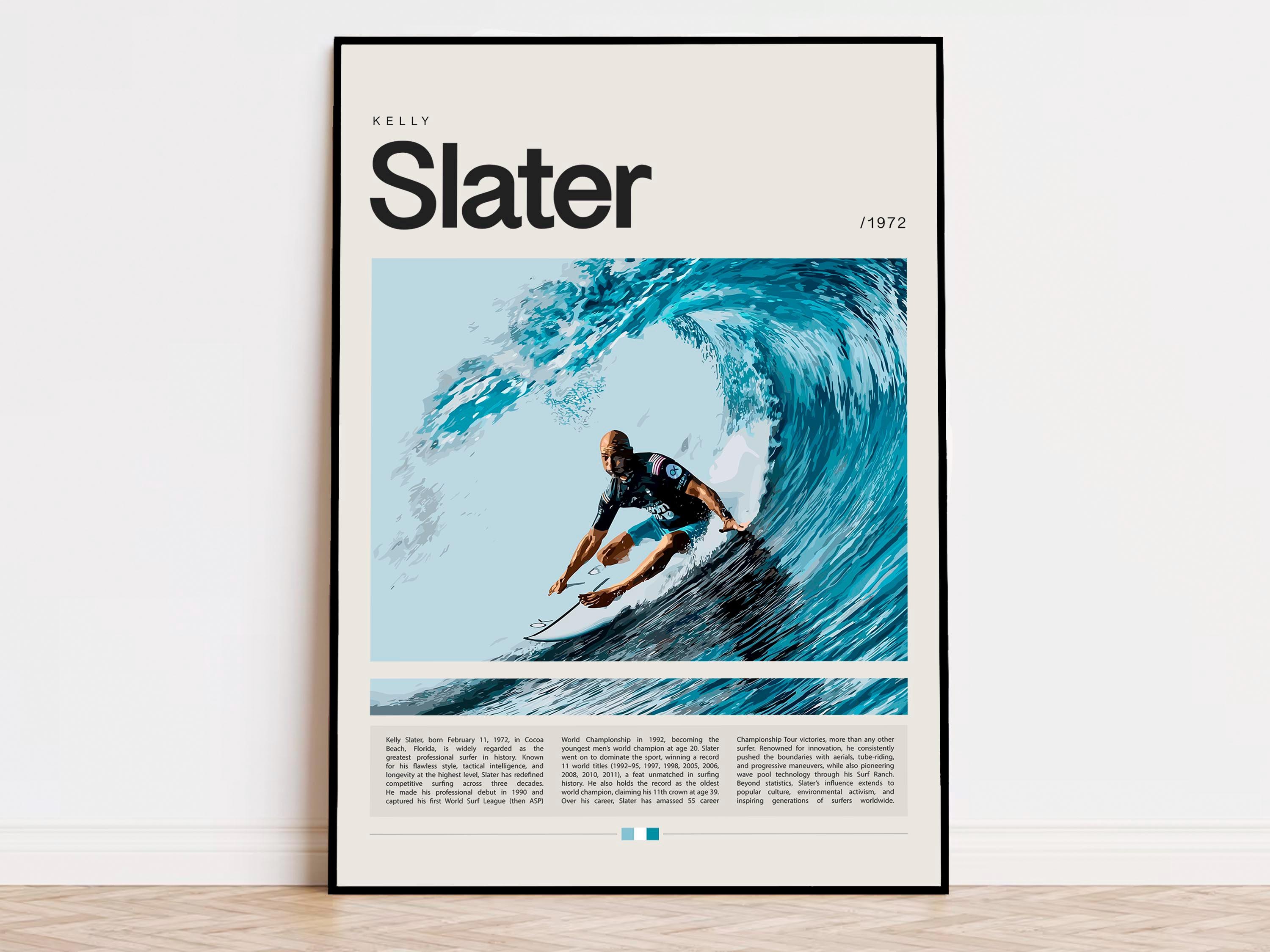  Crown Review ヴィンテージポスター Kelly slater - Etsy 日本