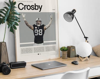 マックス クロスビー ポスター、NFL ポスター、スポーツ ポスター