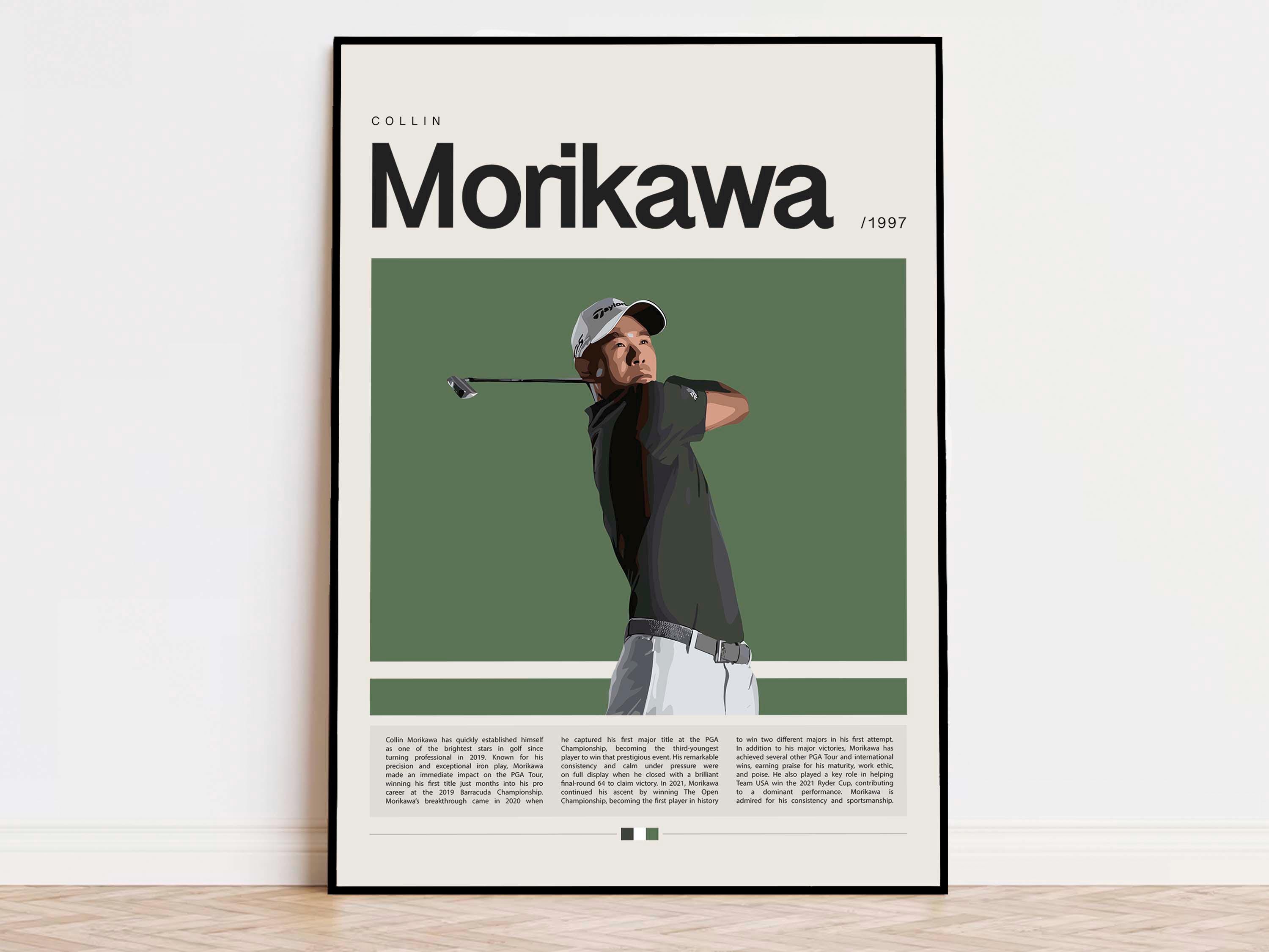 Collin Morikawa Poster, Golf Poster, Gift for Golfer, Sports