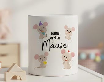 My First Mice - Children's Money Box - Money Box - Piggy Bank - Gift for Children - Kids' Money Box