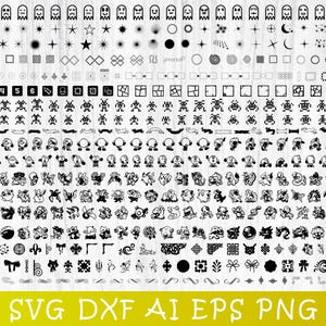 Video Game Button Pattern Svg Game SVG Mega Bundle, 2700+ Gaming Icons Designs, Cricut & Silhouette ...