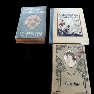 Antique and Vintage Illustrated Books: 1900-1911-1941- Cover Artwork Collection image 1