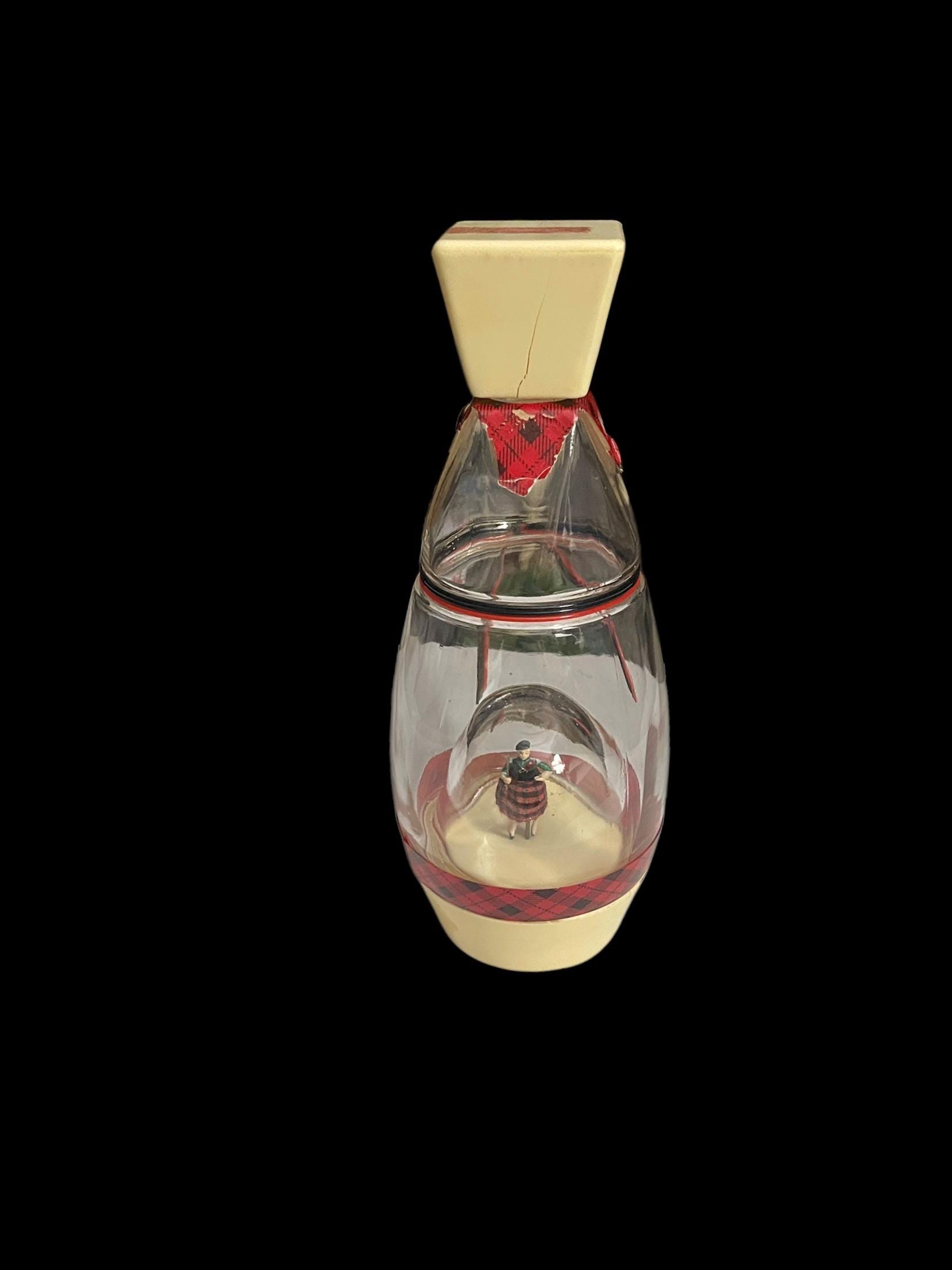 Vintage Gibley's Spey Royal Scotch Whisky Liquor Bottle - Musique à remonter Wee Dancing Kilted Scotsman Inside - Insolite Rare Barware des années 1960
