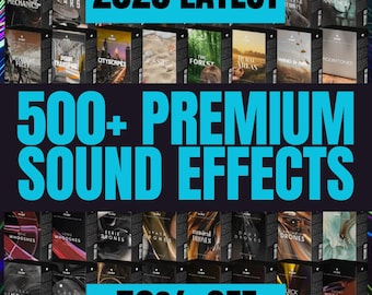 500+ Sound Effects Pack for Video Editing | Meme Sounds, Cinematic SFX, Foley, YouTube TikTok Gaming | WAV & MP3