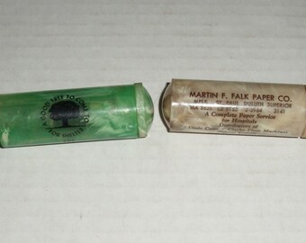 Two Vintage Bakelite Sewing Kits.  Catalin Sewing Kit.  Needle Case