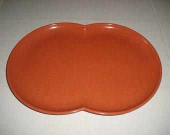 Melmac a Color-Flyte Platter by Branchell.  Orange Platter