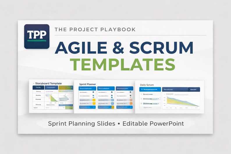 Textsprit Agil Scrum Power Point-Vorlagen | Sprint Planung Folien | Bearbeitbare ...