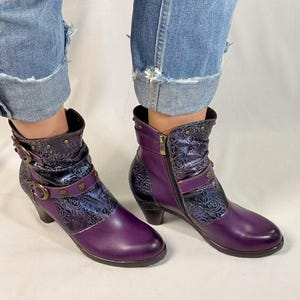 靴 1970s Unknown Side zip up Boots Size 8.5 1970s Side Zip Boot - Etsy