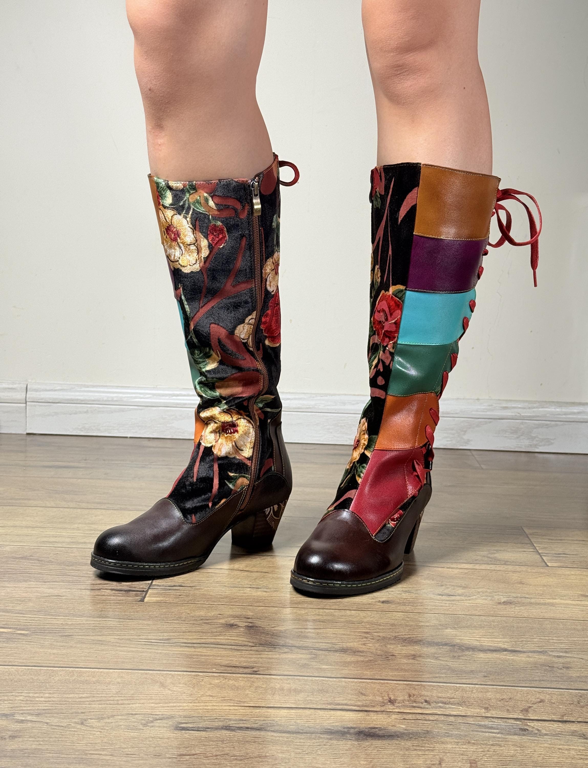 High Heel Brown Boot