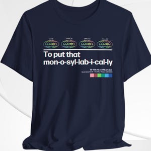 Severance Shirt, To Put That Monosyllabically! Funny Unisex Severance Inspired Tee, Macrodata Refinement T-Shirt, Severance Gifts