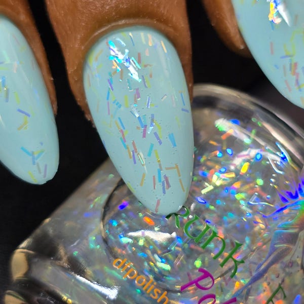 Slice of Heaven | A Rainbow Slice Nail Polish Topper