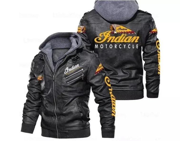 インディアンモーターサイクルレザージャケット：取り外し可能な裏地