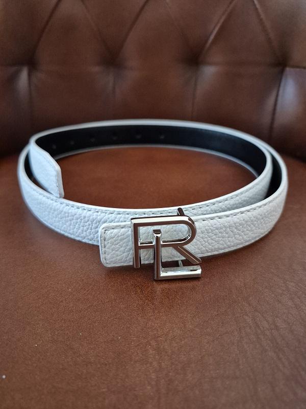 R L Leather Belt Reversible Black to Brown Also Reversible 