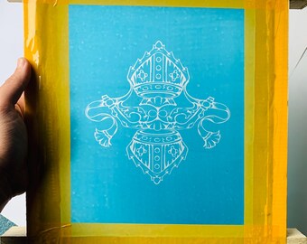 Serigrafía de madera personalizada pre-quemada A4