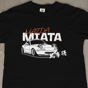 Mazda Miata T-Shirt, Japanese Car Tee, JDM Shirt, Automotive Enthusiast Gift, Car Lover Top, Car Enthusiast Clothing, Graphic Tee