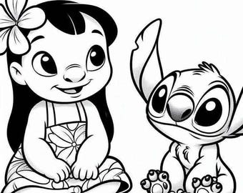 Pagine da colorare di Stitch