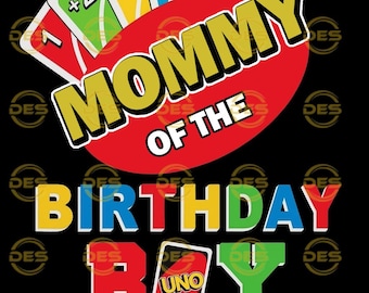 mommy of the birthday boy cards