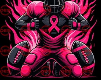 Pink, Brustkrebs, Fußball, Design