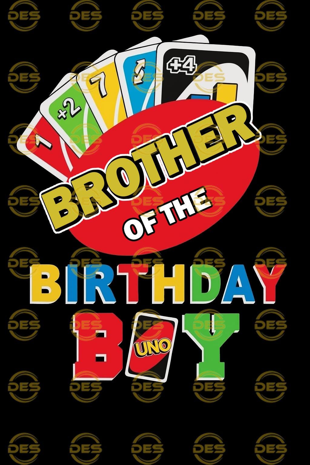 brother of the birthday boy cards