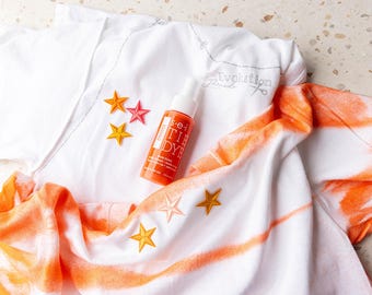 DIY Tie-Dye T-Shirt Kit – Patches & Cutting Guide Included - Customizable Gift