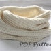 Easy Knitting PATTERN- Snood Knitting. Infinity scarf Pattern PDF