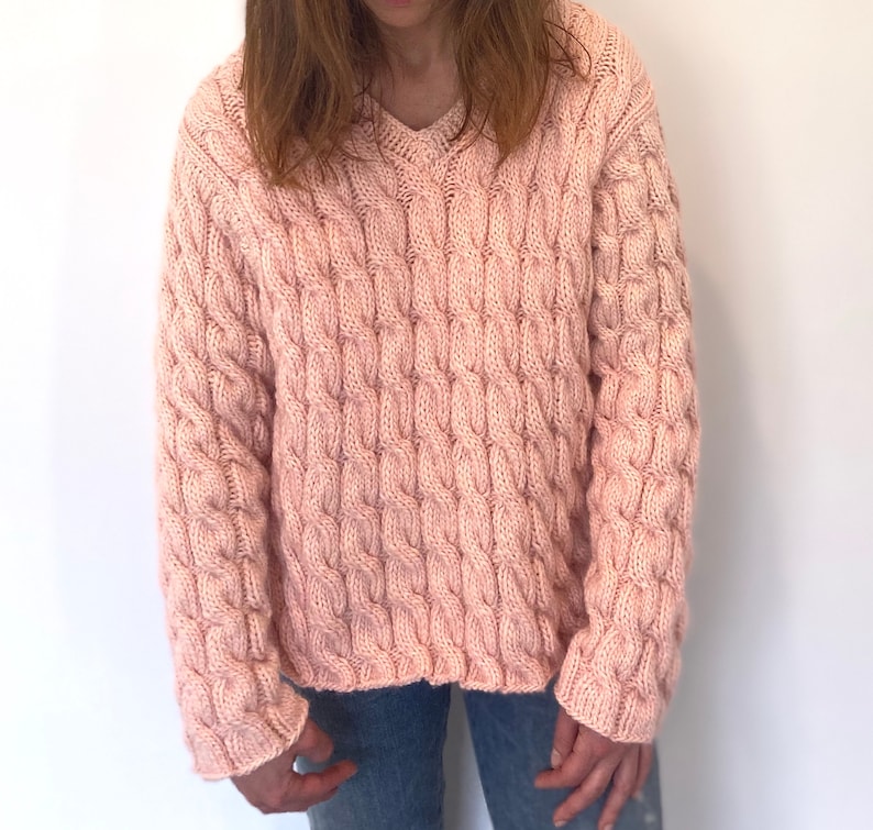 KNITTING PATTERN the Boyfriend Sweater. Knitting Pattern Etsy Australia